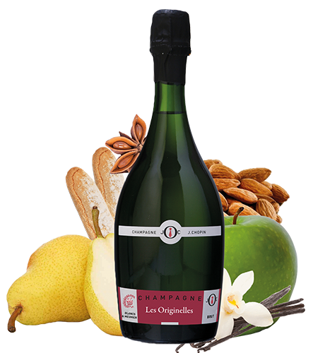 Champagne Blancs & meunier brut du Champagne Julien Chopin producteur de Champagne à Monthelon