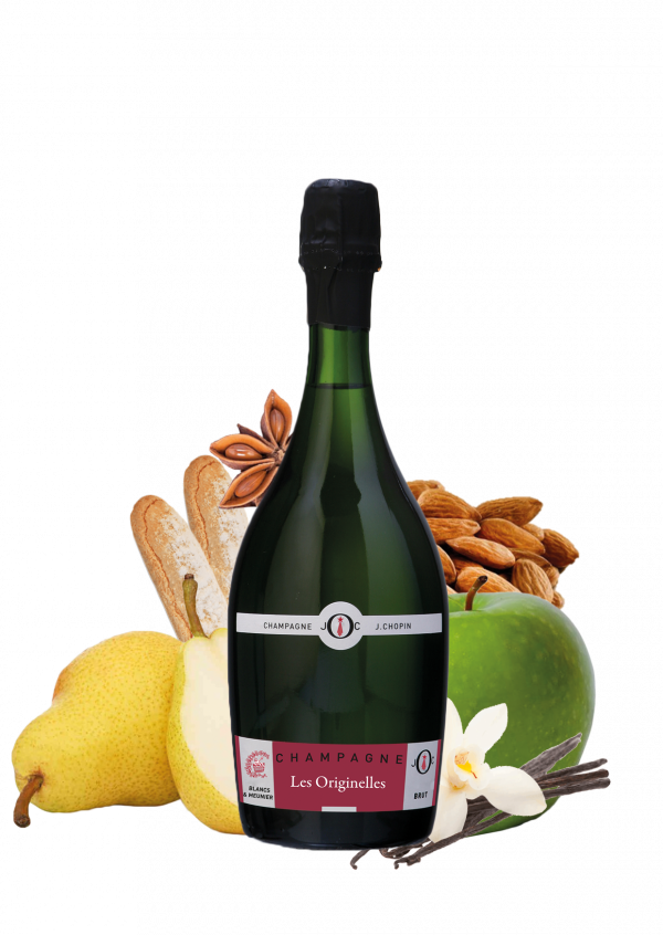 Blancs & meunier champagne is a cuvée from the originelles Julien Chopin range