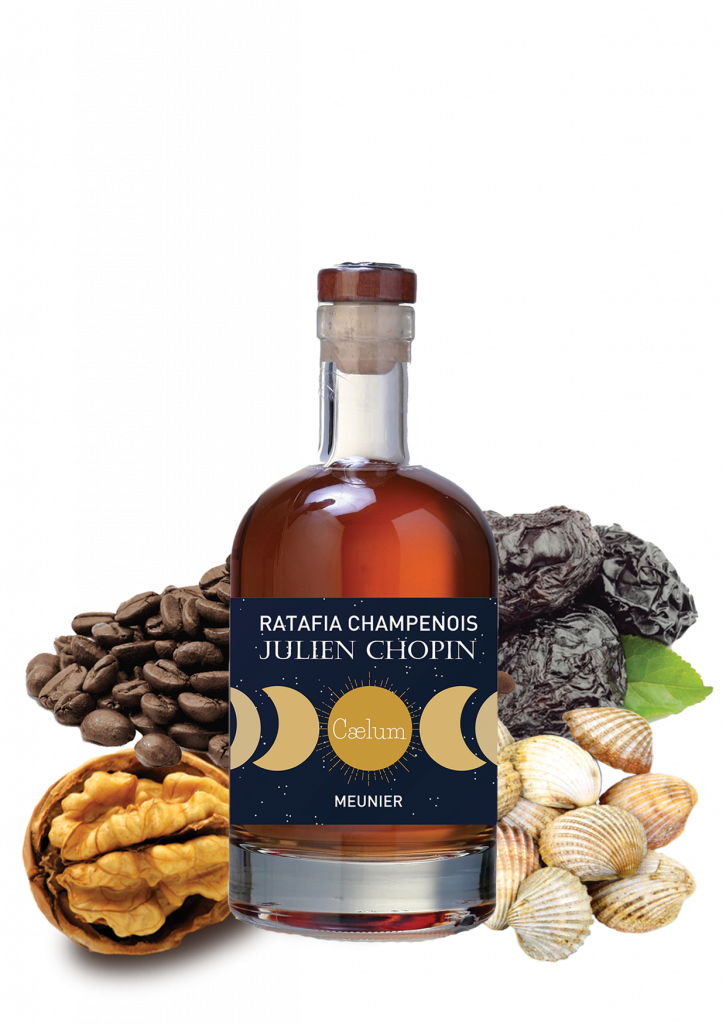 ratafia champenois Cælum Meunier exclusif vieilli à l'extérieur