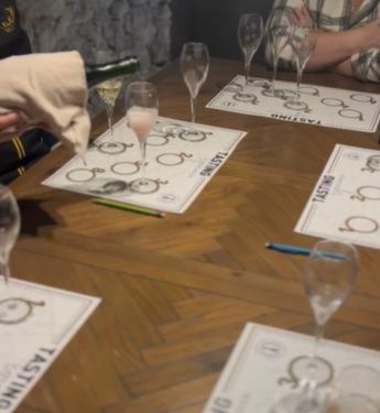 blind tasting near epernay at Domaine Julien Chopin
